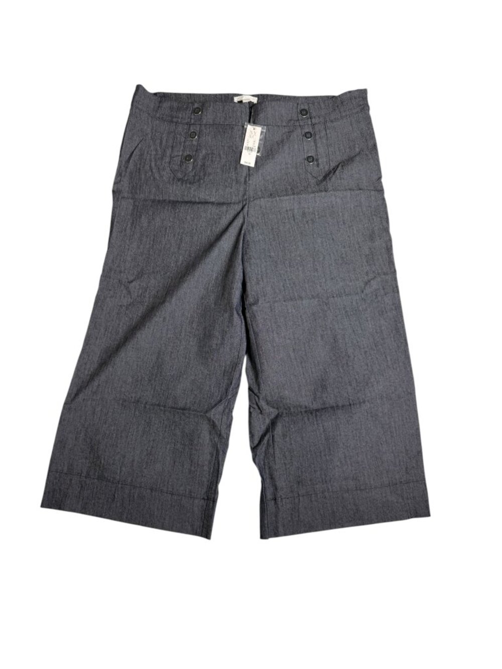 NWT New York & Co. Navy Stretch Culottes, SZ 18